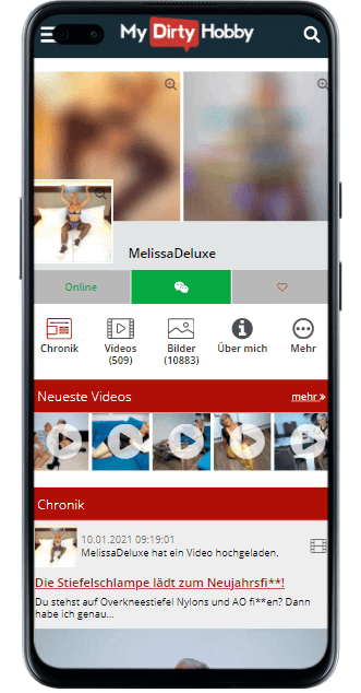 MelissaDeluxe bei MyDirtyHobby